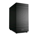 SHARKOON REBEL C50 CASE FULL TOWER ATX MINI-ITX MICRO-ATX CON PANNELLI CON RETE DI AERAZIONE E SUPERFICI INTERNE FORATE 2XVENTOLE PWM DA 120MM 1XUSB-C 2XUSB-A 3.0 BLACK