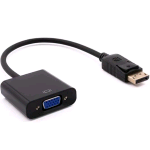 NILOX CAVO ADATTATORE DA DISPLAYPORT A VGA (D-SUB) NERO