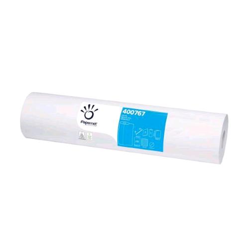 PAPERNET LENZUOLINO MEDICO IN PURA CELLULOSA 2 VELI ROTOLO DA 76.65MT 210 STRAPPI 59.51X36.5 CM BIANCO CONF 6 Pz.