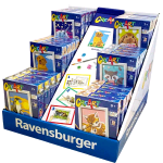 RAVENSBURGER CREART ESPOSITRE ASSORTITO KIT PER DIPINGERE CON I NUMERI CON TAVOLA PRESTAMPATA COLORI PENNELLO E CORNICE  CONF 24 Pz.