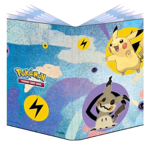 POKEMON PIKACHU E MIMIKYU  ALBUM PER CARTE DA 10 PAGINE E 9 TASCHE 