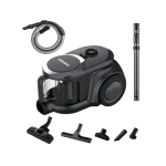 TOSHIBA VCBL070K ASPIRAPOLVERE A FILO 6MT SENZA SACCHETTO 700W 1.8L CON ACCESSORI NERO GRIGIO