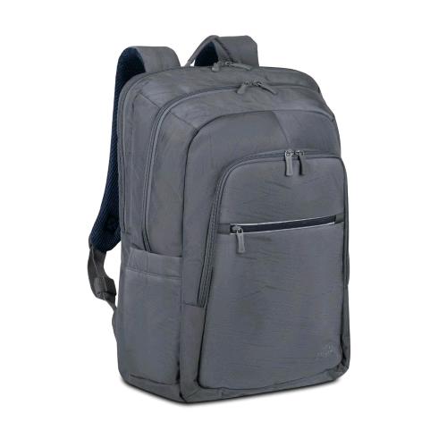 RIVACASE 7569 ZAINO PER NOTEBOOK 17.3" IMPERMEABILE ECO CON LATI IMBOTTITI TASCHE LATERALI TASCA ANTERIORE RIFLETTENTE CON ZIP GREY 