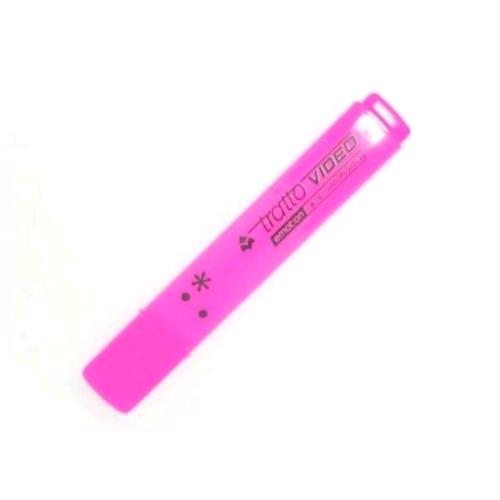 TRATTO VIDEO EMOTION EVIDENZIATORE PUNTA A SCALPELLO FUCSIA CONF 12 Pz.