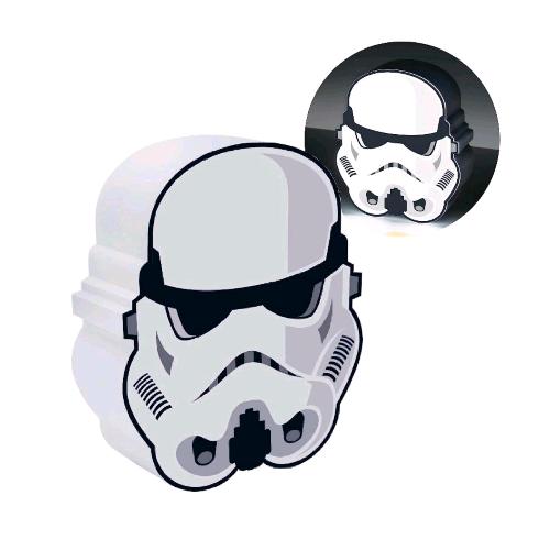 PALADONE PP9478SW LAMPADA DA SCRIVANIA STORMTROOPER STAR WARS 2D BIANCO NERO