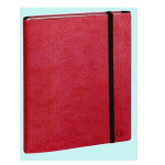 QUO VADIS ALL IN ONE AGENDA SETTIMANALE 17X21.5 CM 16 MESI CON ELASTICO ROSSO
