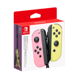 NINTENDO SWITCH SET DA DUE JOY-CON COPPIA CONTROLLER ROSA PASTELLO/GIALLO PASTELLO
