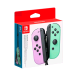 NINTENDO SWITCH SET DA DUE JOY-CON COPPIA CONTROLLER VIOLA PASTELLO/VERDE PASTELLO
