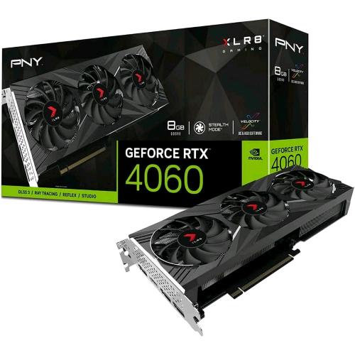 PNY NVIDIA GEFORCE RTX 4060 8GB XLR8 GAMING VERTO DLSS 3 TRIPLE FAN