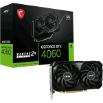 MSI NVIDIA GEFORCE RTX 4060 VENTUS 2X BLACK OC 8GB GDDR6 DLSS 3