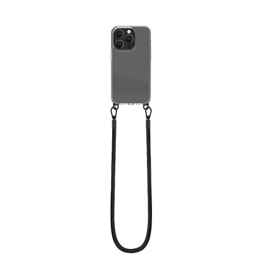 CELLY FREEDOM APPLE iPHONE 14 PRO COVER TRASPARENTE IN TPU + LACCIO BLACK