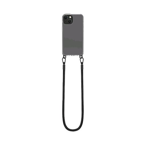 CELLY FREEDOM APPLE iPHONE 14 PLUS COVER IN TPU TRASPARENTE + LACCIO NERO