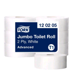TORK CARTA IGIENICA JUMBO 2 VELI 360 MT BIANCO CONF 6 Pz.