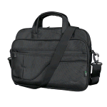 TRUST SYDNEY RECYCLED BORSA PER NOTEBOOK DA 17.3" IN PET 2 SCOMPARTI CON TRACOLLA NERO