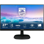 PHILIPS 273V7QDSB 27" LED IPS FORMATO 16:9 CONTRASTO 1.000:1 1xVGA 1xHDMI 1xDVI COLORE NERO GARANZIA ITALIA