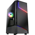 COUGAR MX360 RGB MIDI TOWER GAMING ATX, MICRO ATX, MINI-ATX, MULTI VENTOLE NERO