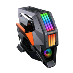 COUGAR CONQUER 2 ARGB CASE FULL TOWER GAMING MINI ITX/MICRO ATX/ATX/CEB CORNICE IN METALLO 4 PANNELLI IN VETRO TEMPERATO ILLUMINAZIONE RGB 1xUSB-C 3.1 2xUSB-A 3.0 1xMIC 1xAUDIO HD NERO    