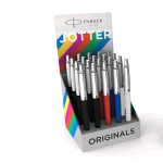 PARKER JOTTER PLASTIC ESPOSITORE PENNE A SFERA FUSTO COLORI ASSORTITI CONF 20 Pz.
