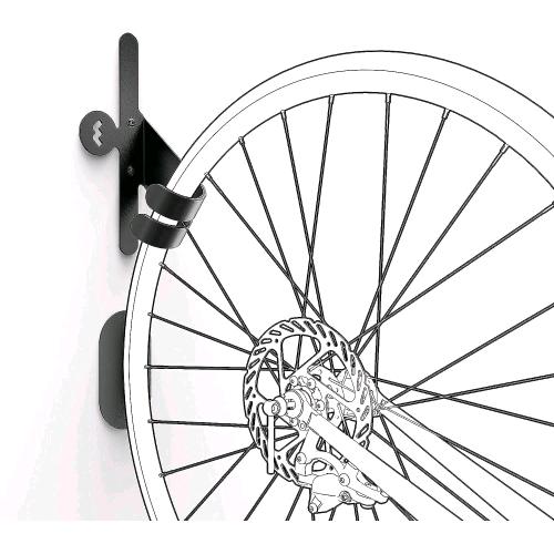 Gancio Appendibici Da Parete In Acciaio 2 Pezzi – Supporto Portabici Salvaspazio Per Garage E Cantina