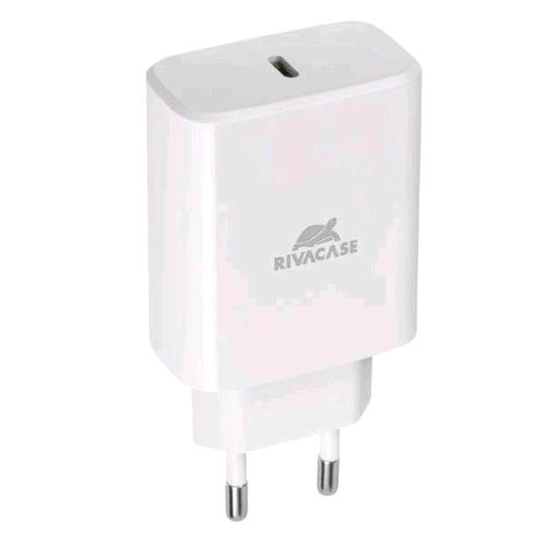 RIVACASE CARICABATTERIE DA RETE PD USB-C 30 WATT BIANCO