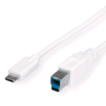NILOX CAVO DA USB-C MASCHIO A USB 3.0 TIPO B 1.8 MT BIANCO
