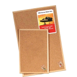 LEBEZ LAVAGNA IN SUGHERO 40X60 CM CON SPILLI CORNICE IN LEGNO 