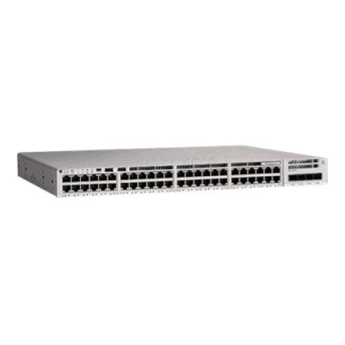 CISCO CATALYST 9200L NETWORK ADVANTAGE SWITCH GESTITO L3 48 x 10/100/1000 (PoE+) + 4 x Gigabit SFP (uplink) PoE+ (370 W) MONTABILE SU RACK