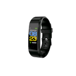 CELLY FITNESS TRAINER SMARTBAND 0.96" TEMPERATURA CORPOREA BATTITO CARDIACO PRESSIONE SANGUIGNA OSSIGENAZIONE DEL SANGUE NERO