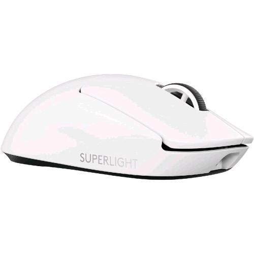 LOGITECH G PRO X SUPERLIGHT 2 LIGHTSPEED MOUSE GAMING WIRELESS ULTRA LEGGERO SENSORE HERO 2 5 PULSANTI PROGRAMMABILI 32.000 DPI BIANCO
