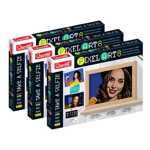 QUERCETTI PIXEL ART 8 TAKE A SELFIE CREA LA TUA IMMAGINE CON I CHIODINI 