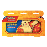POKEMON BACK TO SCHOOL TIN ASTUCCIO PORTA PENNE-MATITE CONTIENE DU BUSTE DI ESPANSIONE DEL GCC POKEMOM