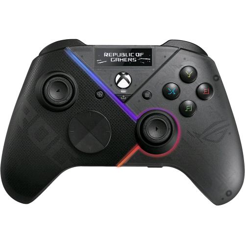 ASUS ROG RAKIRI PRO CONTROLLER WIRELESS RGB AURA 4 PULSANTI RIMAPPABILI NERO