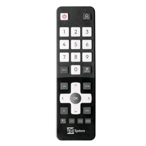 TELESYSTEM TELECOMANDO SEMPLIFICATO PER TV TELESYSTEM SMART CON SISTEMA VIDAA