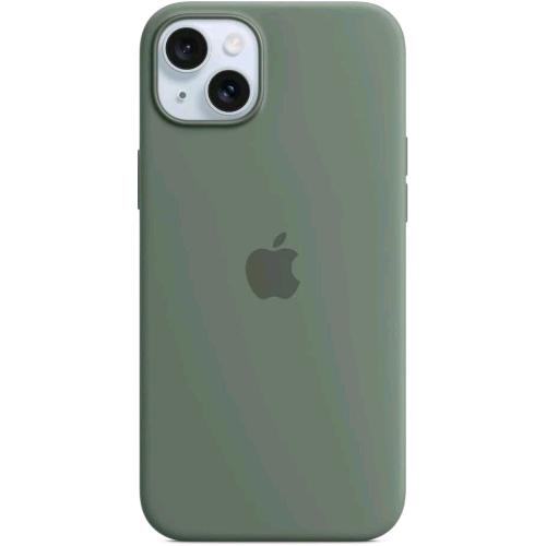 APPLE iPHONE 15 PLUS CUSTODIA MAGSAFE IN SILICONE CYPRESS