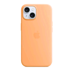 APPLE iPHONE 15 CUSTODIA MAGSAFE IN SILICONE ORANGE SORBET