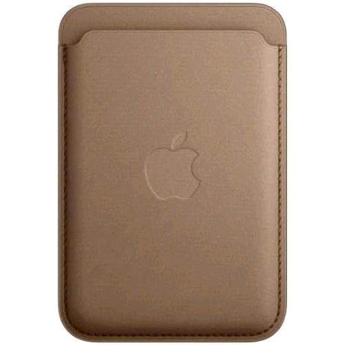 APPLE PORTAFOGLIO MAGSAFE IN TESSUTO FINEWOVEN PER iPHONE TAUPE