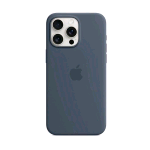 APPLE iPHONE 15 PRO MAX CUSTODIA MAGSAFE IN SILICONE STORM BLUE