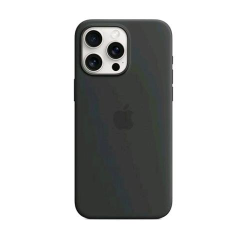APPLE iPHONE 15 PRO MAX CUSTODIA MAGSAFE IN SILICONE BLACK