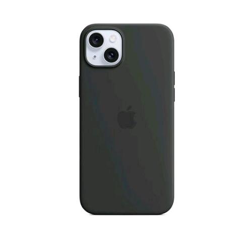 APPLE iPHONE 15 PLUS CUSTODIA MAGSAFE IN SILICONE BLACK