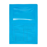 FRASCHINI CARTELLINE IN CARTA DA 200GR CON FINESTRA 200GR 22X31 CM AZZURRO CONF 20 Pz.