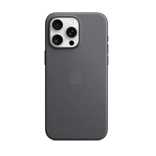 APPLE iPHONE 15 PRO MAX CUSTODIA MAGSAFE IN TESSUTO FINEWOVEN BLACK