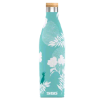 SIGG BOTTLES MERIDIAN BORRACCIA TERMICA DOPPIA PARETE IN ACCIAIO INOX TAPPO A VITE IN BAMBU 0.50 LT SUMATRA BIRDS 