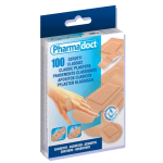 GIMA PHARMADOCT CEROTTI CLASSICI  6 MISURE ASSORTITE ROSA CONF 100 Pz.