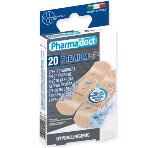 GIMA PHARMADOCT CEROTTI PREMIUM CON GARZA EMOSTATICA ROSA CONF 20 Pz.