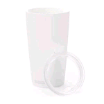 SIGG BOTTLES NESO TAZZA DA VIAGGIO CALDO FREDDO IN ACCIAIO INOX DA 0.3 LT RIVESTIMENTO IN PURE CERAM COPERCHIO IN TRITAN BIANCO