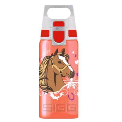 SIGG BOTTLES VIVA ONE BORRACCIA KIDS IN PP DA 0.5 LT CHIUSURA A SCATTO ERMETICA CAVALLI 
