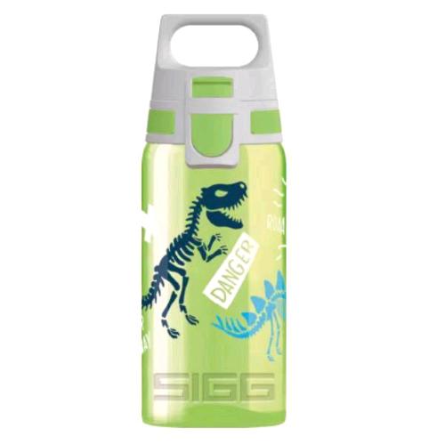 SIGG BOTTLES VIVA ONE BORRACCIA KIDS IN PP DA 0.5 LT CHIUSURA A SCATTO ERMETICA JURASSICA