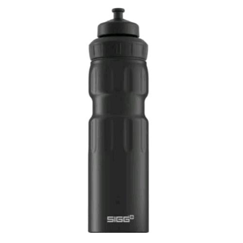 SIGG BOTTLES WMB SPORTS BORRACCIA IN ALLUMINIO DA 0.75 LT TAPPO A TRE LIVELLI ERMETICA NERO