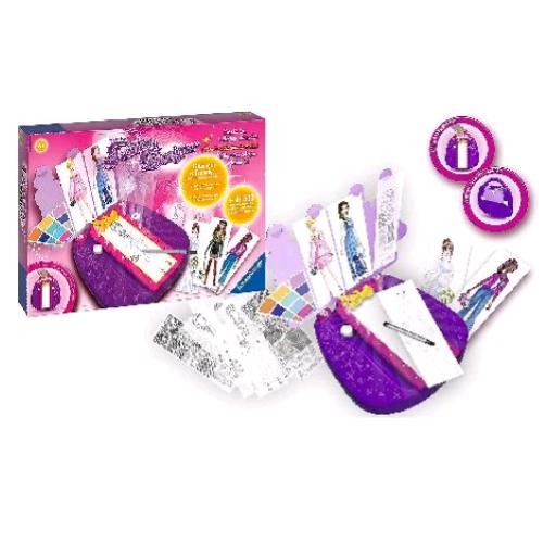 RAVENSBURGER FASHION DESIGNER CREA LA TUA COLLEZIONE DI MODA GIOCO CREATIVO PER DISEGNARE 