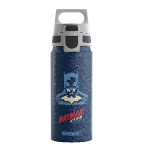 SIGG BOTTLES WMB ONE BORRACCIA IN ALLUMINIO DA 0.6 LT CHIUSURA A SCATTO ERMETICA BATMAN BLUE
